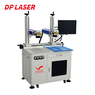 Double Galvo Large Format Splicing Fiber Laser Marking Machine For Metal Nonmetal Materials