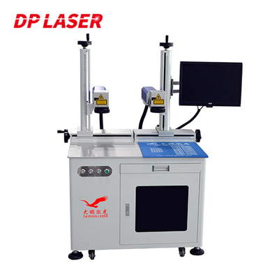 Double Galvo Large Format Splicing Fiber Laser Marking Machine For Metal Nonmetal Materials