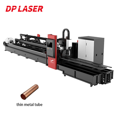Metal Round Square Pipe Tube Fiber Laser Cutting Machine CNC Automatic