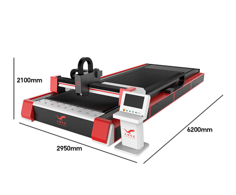 Single Bed 4015 CNC Fiber Laser Cutting Machine For Metal Sheet Cutting 1kW-2kW