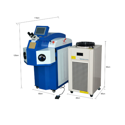 200W YAG Jewelry Laser Welding Machine With External Chiller 120J Single Pulse Energy
