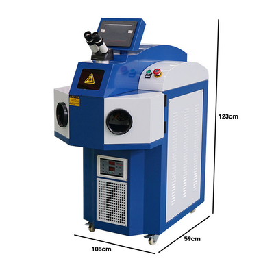 120J YAG Jewelry Laser Welding Machine 200W Built - In Chiller Type