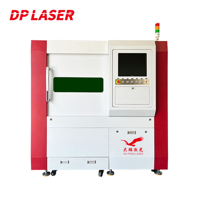 0606 Enclosed Mini CNC Metal Plate Fiber Laser Cutter Machine High Precision For Jewelry